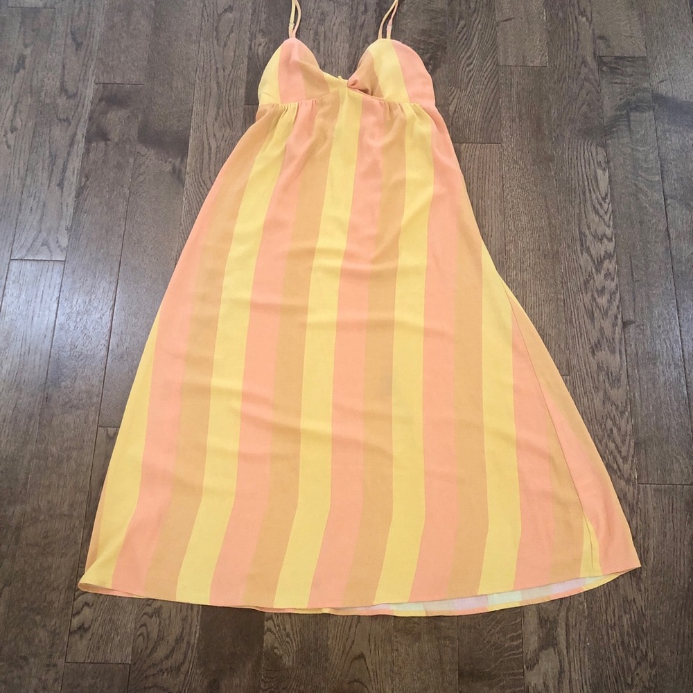 Show Me Your MuMu Orange and Yellow Maxi Dress - Picture 4 of 7